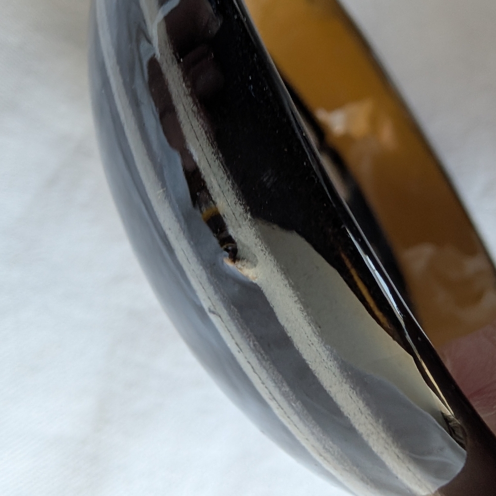 Herman August Kähler Denmark Handmade Slip Design Ceramic Bowl - Picture 5 of 7